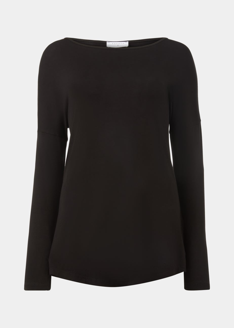 Black Longline Top