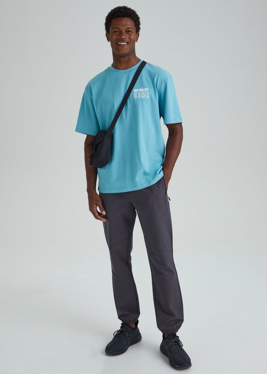 US Athletic Teal NYC Embroidered T-Shirt