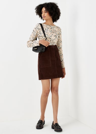 Beige Mark Maker Long Sleeve T-Shirt