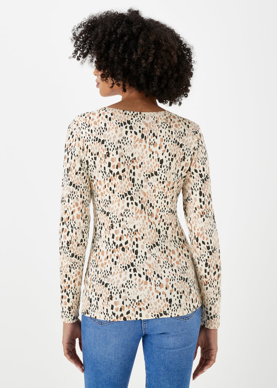 Beige Mark Maker Long Sleeve T-Shirt