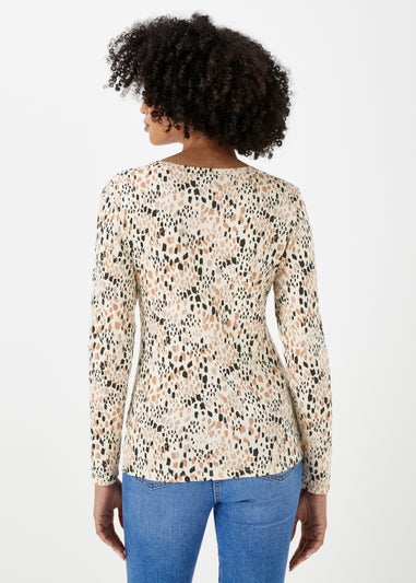 Beige Mark Maker Long Sleeve T-Shirt