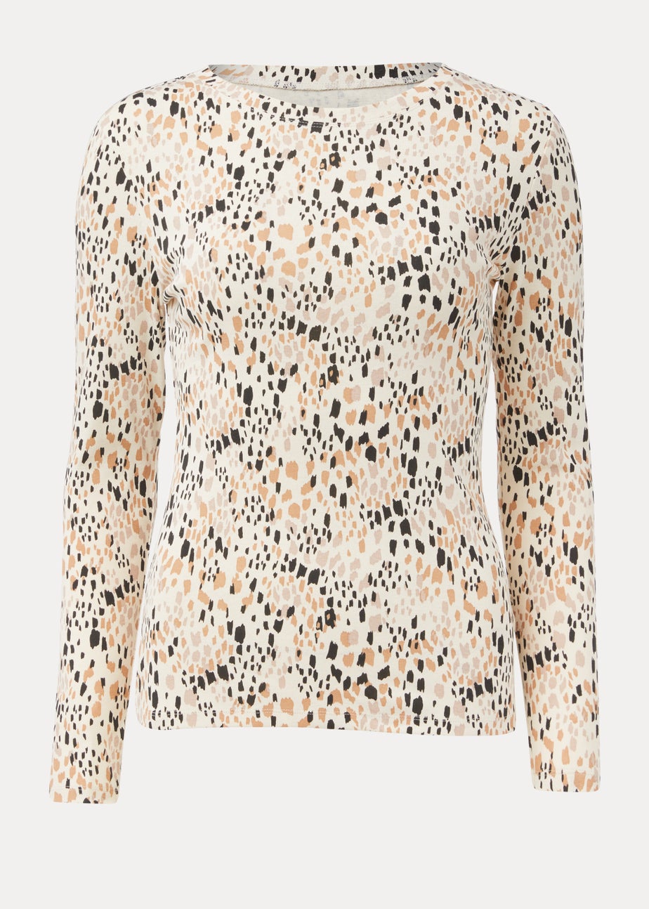 Beige Mark Maker Long Sleeve T-Shirt