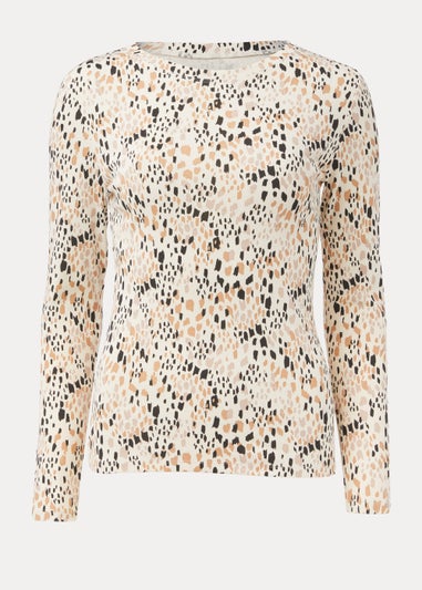 Beige Mark Maker Long Sleeve T-Shirt