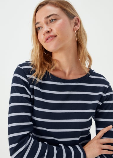 Navy Stripe Long Sleeve T-Shirt