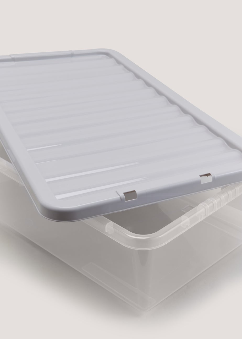 Grey Underbed Storage Box (78cm x 17.5cm)