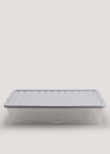 Grey Underbed Storage Box (78cm x 17.5cm)