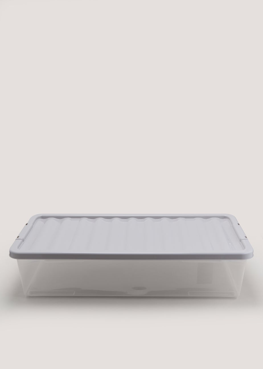 Grey Underbed Storage Box (78cm x 17.5cm)