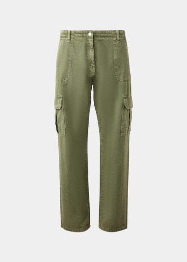 Khaki Cargo Trousers