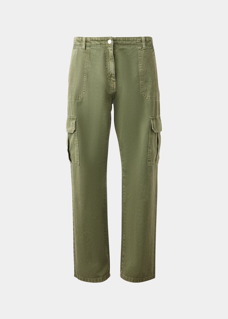 Khaki Cargo Trousers
