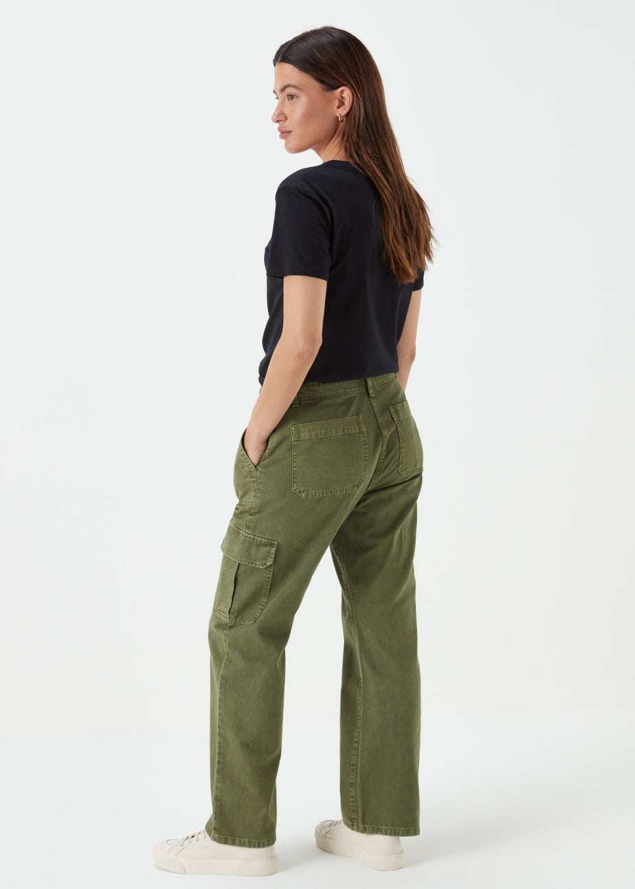 Khaki Cargo Trousers