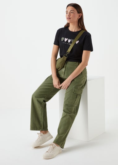 Khaki Cargo Trousers