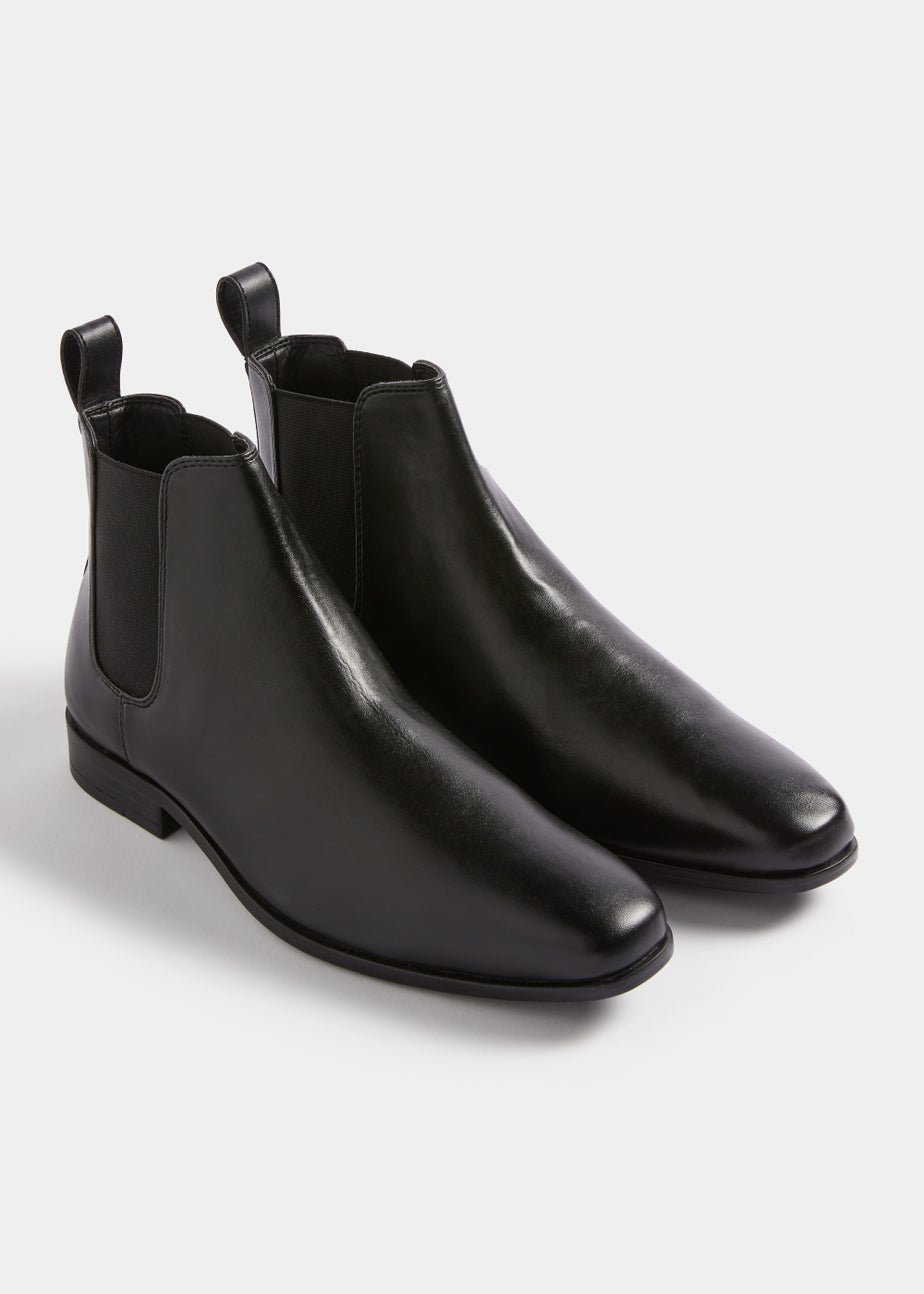 Black Formal Chelsea Boots