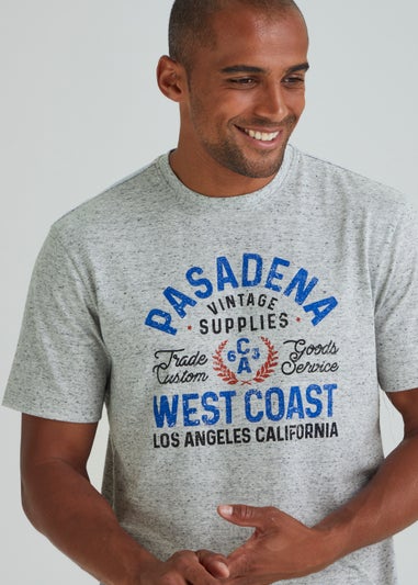 Grey Neppy Pasadena West Coast T-Shirt