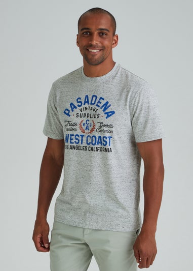 Grey Neppy Pasadena West Coast T-Shirt