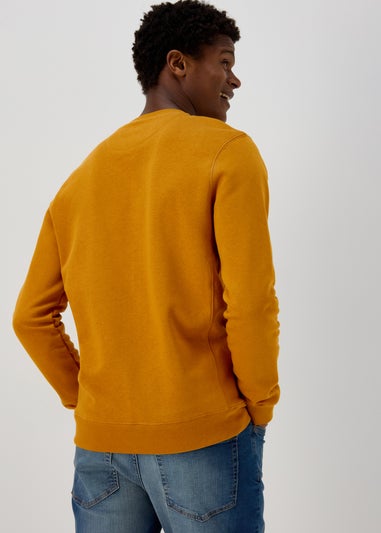Yellow Essential Crew Neck Sweatshirt