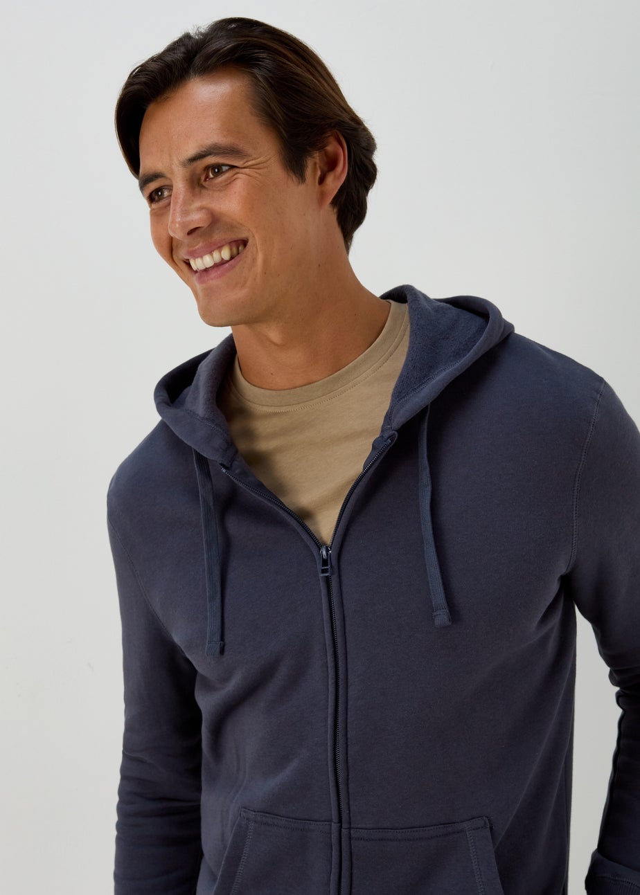 Graphite Zip Up Hoodie