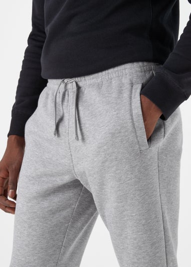 Grey Marl Slim Fit Cuffed Joggers