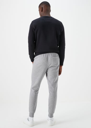 Grey Marl Slim Fit Cuffed Joggers