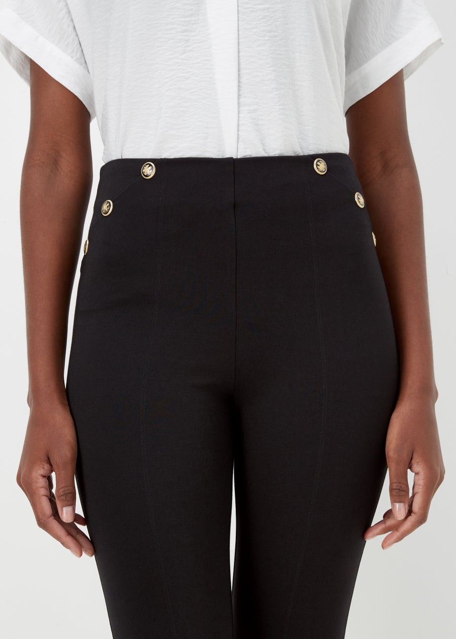 Et Vous Black Button Leggings