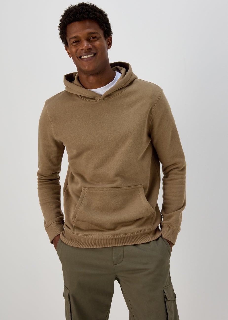 Brown Pull-On Hoodie
