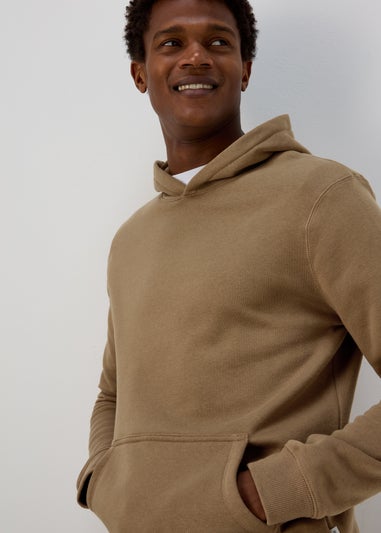 Brown Pull-On Hoodie