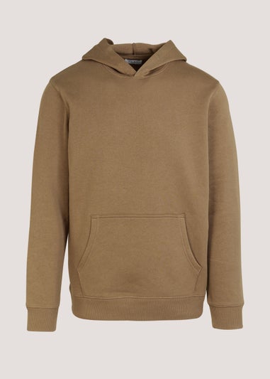 Brown Pull-On Hoodie