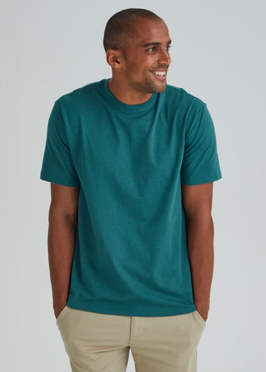 Teal Essential Crew Neck T-Shirt