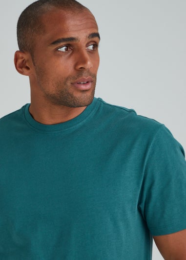 Teal Essential Crew Neck T-Shirt