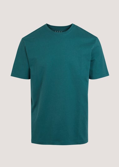 Teal Essential Crew Neck T-Shirt