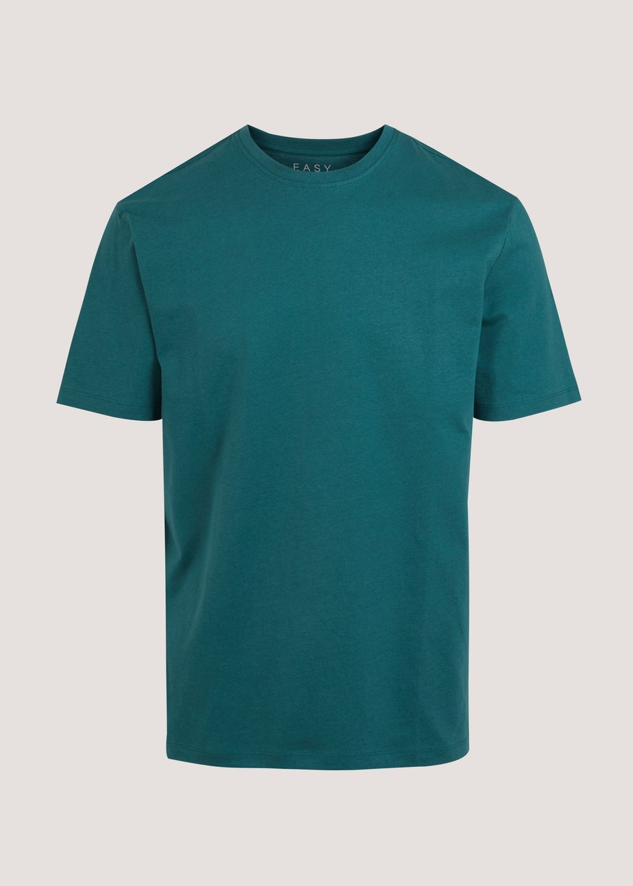 Teal Essential Crew Neck T-Shirt