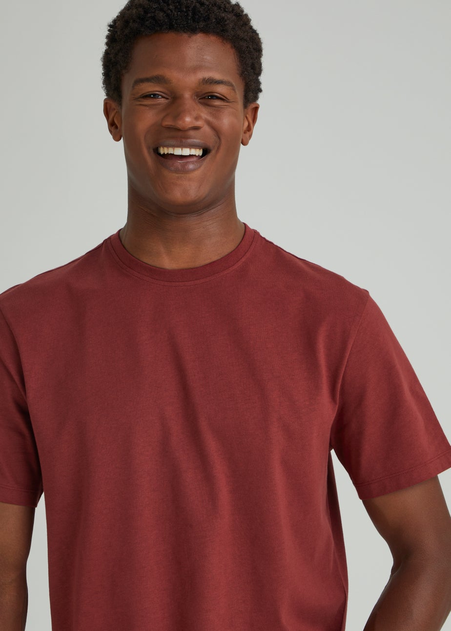 Red Essential Crew Neck T-Shirt