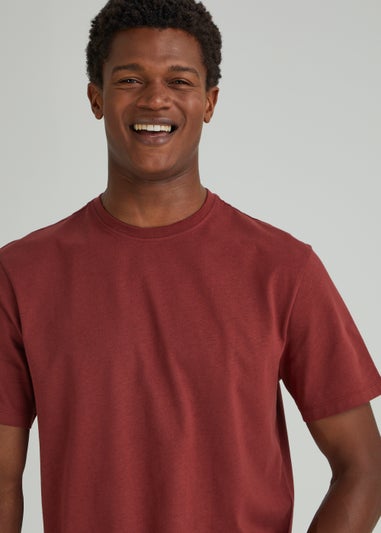 Red Essential Crew Neck T-Shirt