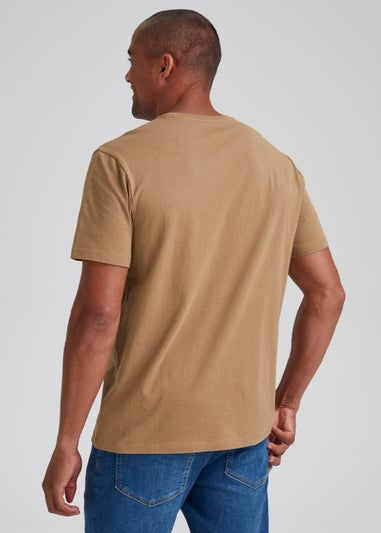 Brown Essential Crew Neck T-Shirt