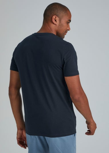 Navy Essential V Neck T-Shirt