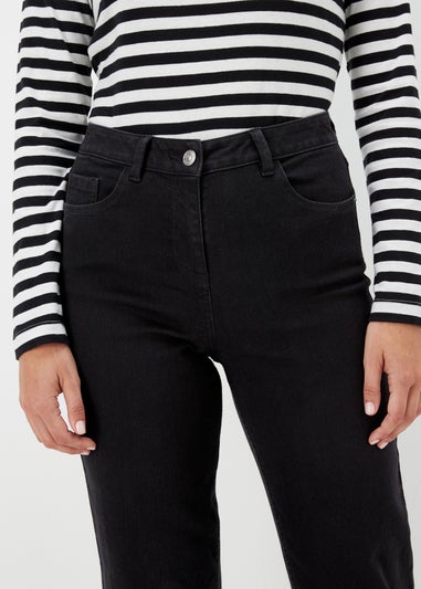 Grace Black Straight Fit Jeans