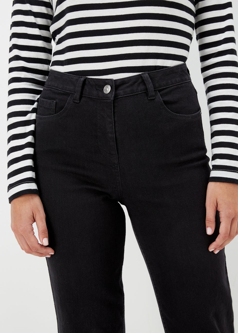Grace Black Straight Fit Jeans