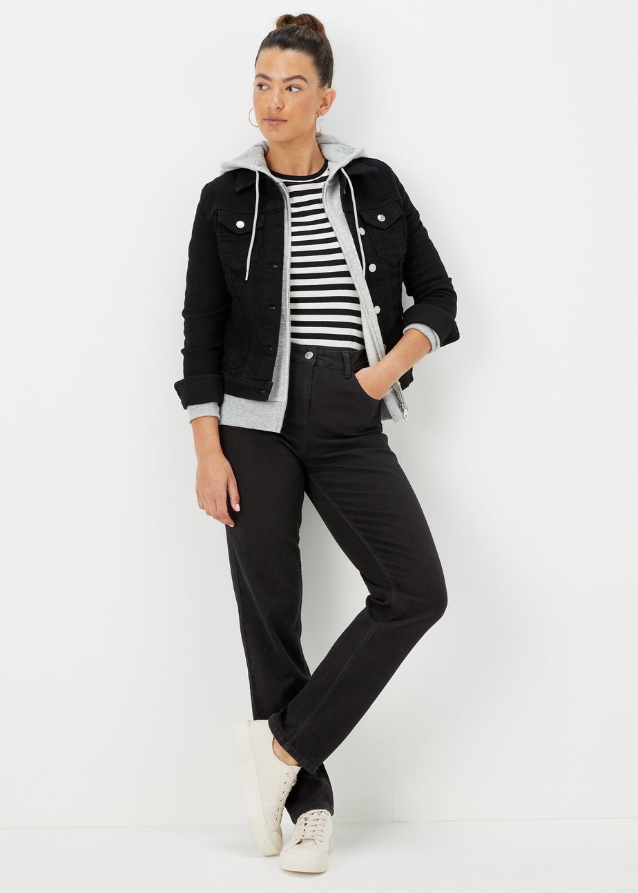 Grace Black Straight Fit Jeans