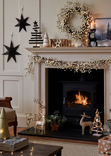 White Berry Garland (150cm)