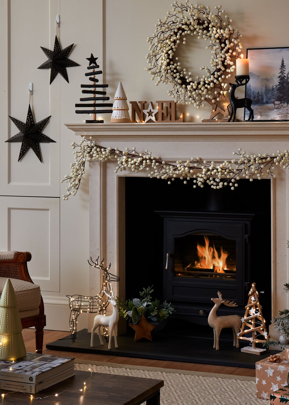 White Berry Garland (150cm)