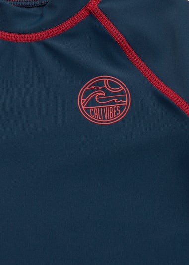 Boys Navy Rash Vest (9mths-4yrs)