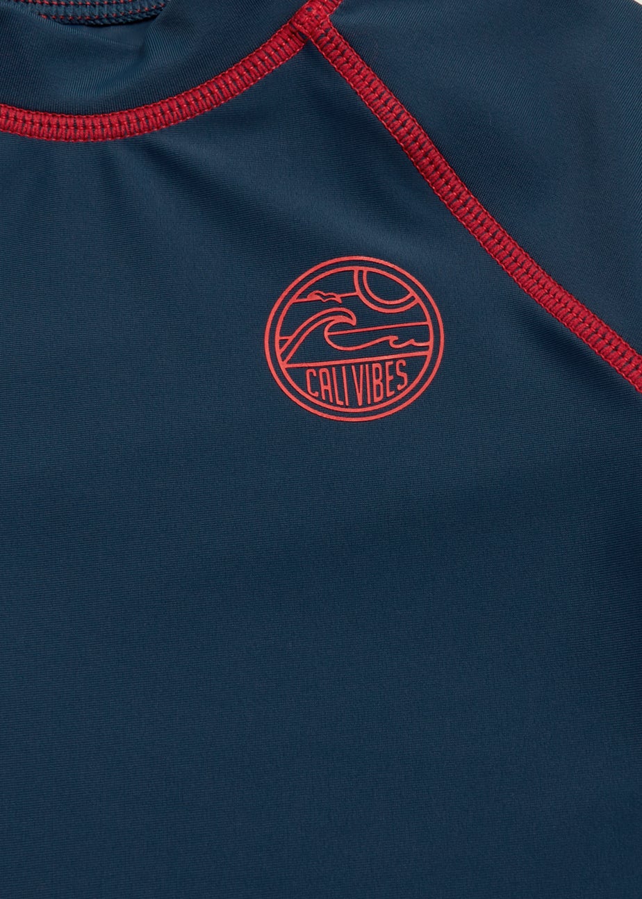 Boys Navy Rash Vest (9mths-4yrs)