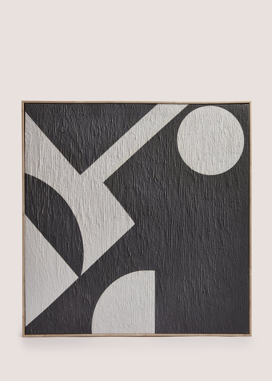 Textured Monochrome Wall Art (60cm)