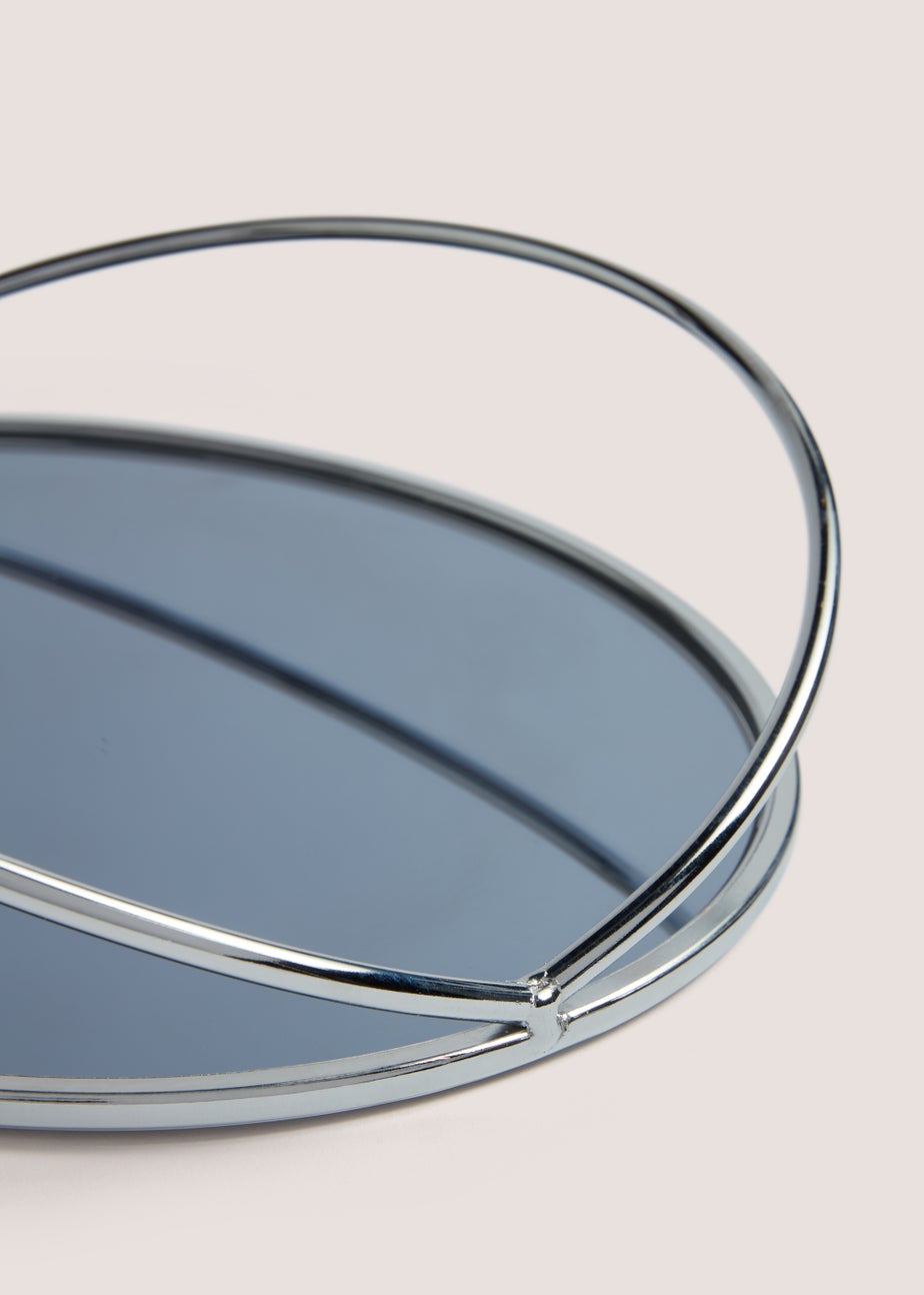 Swirl Metal Tray (25.5cm x 25.5cm x 6cm)