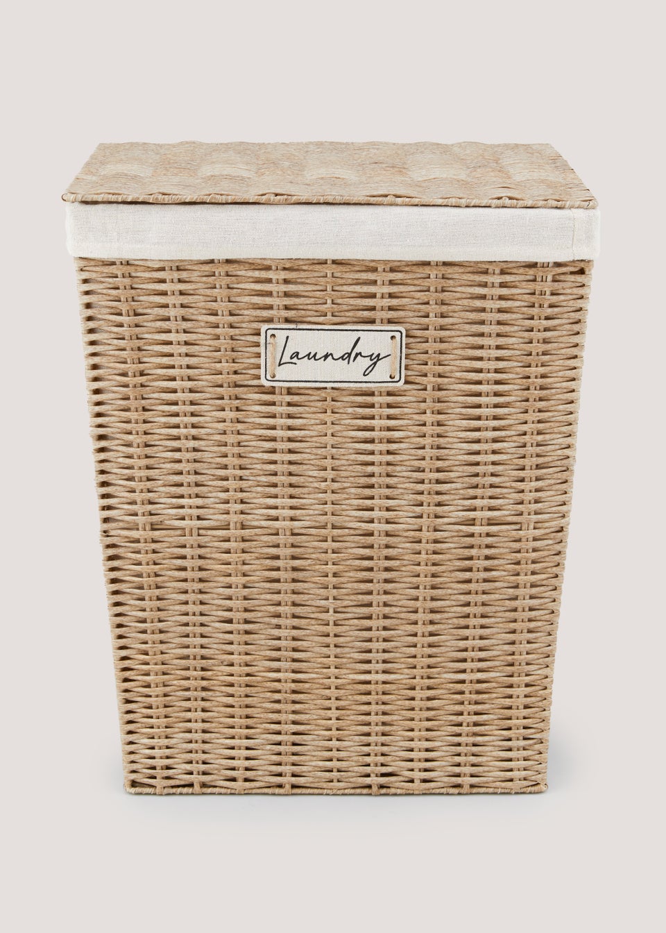 Plastic Wicker Laundry Basket