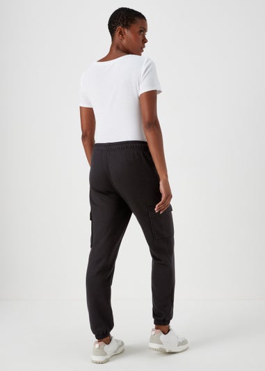 Black Utility Joggers