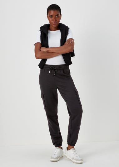 Black Utility Joggers