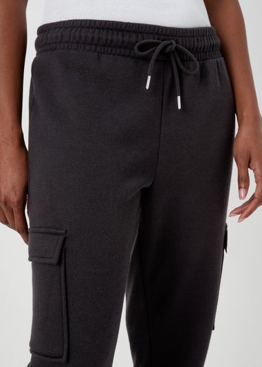 Black Utility Joggers