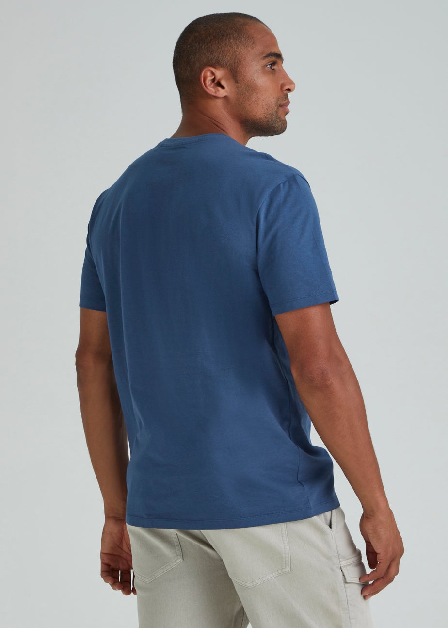 Blue Essential Crew Neck T-Shirt