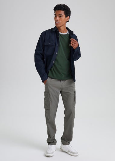 Grey Raglan Long Sleeve T-Shirt