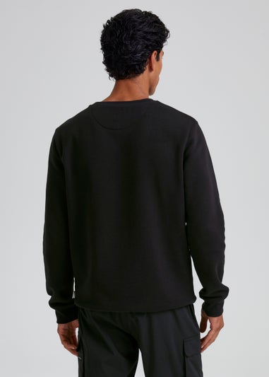 Black New York Embroidered Sweatshirt